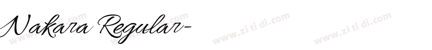 Nakara Regular字体转换 Nakara Regular字体转换
